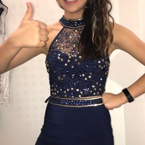 Navy formal dress